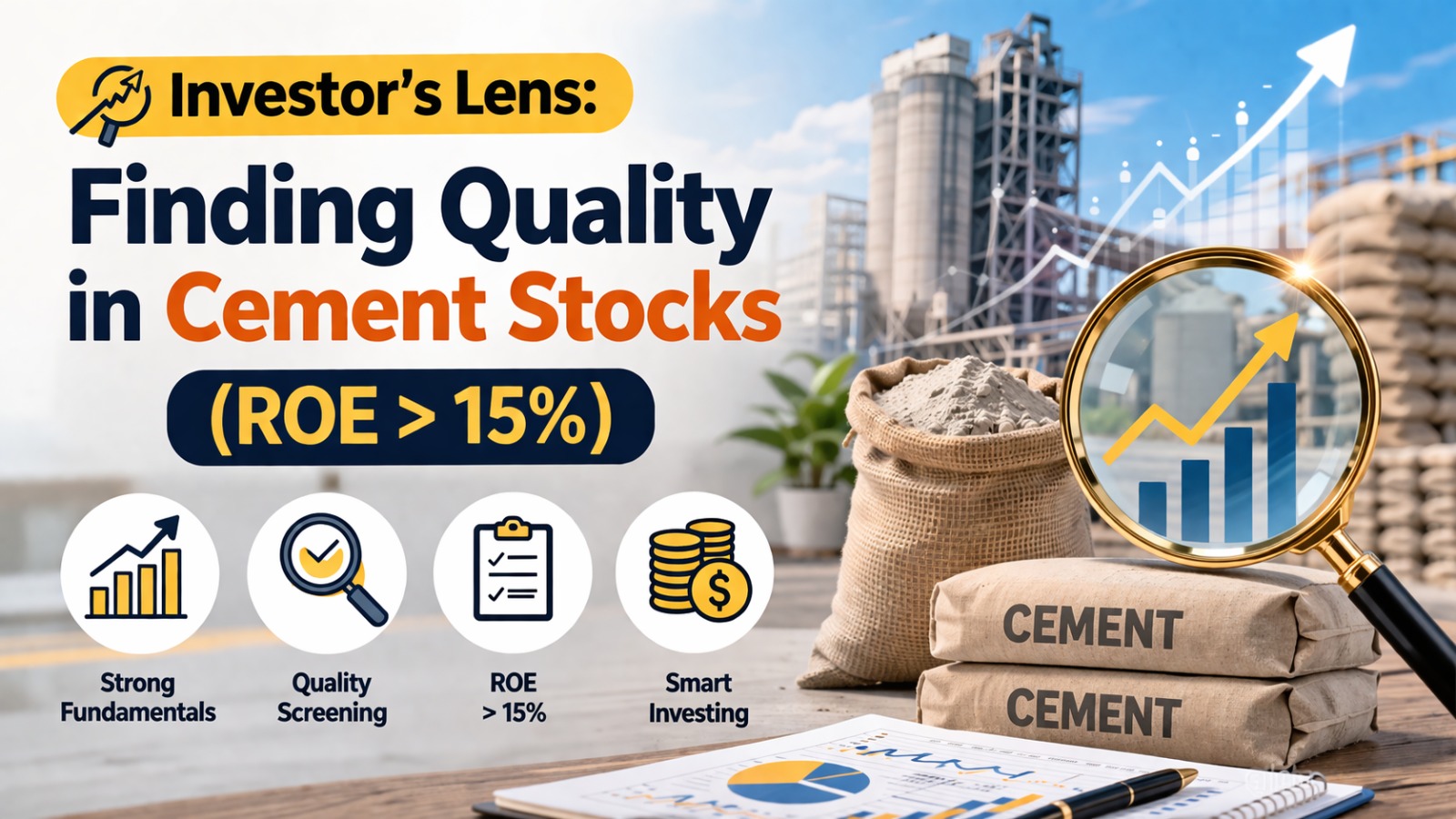 Investor’s Lens: Finding Quality in Cement Stocks (ROE >15%)